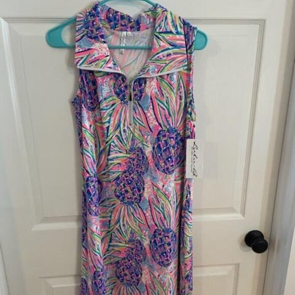 Lulu-B Dresses & Skirts - LuluB Sleeveless Zip-Top Dress - L - NWT